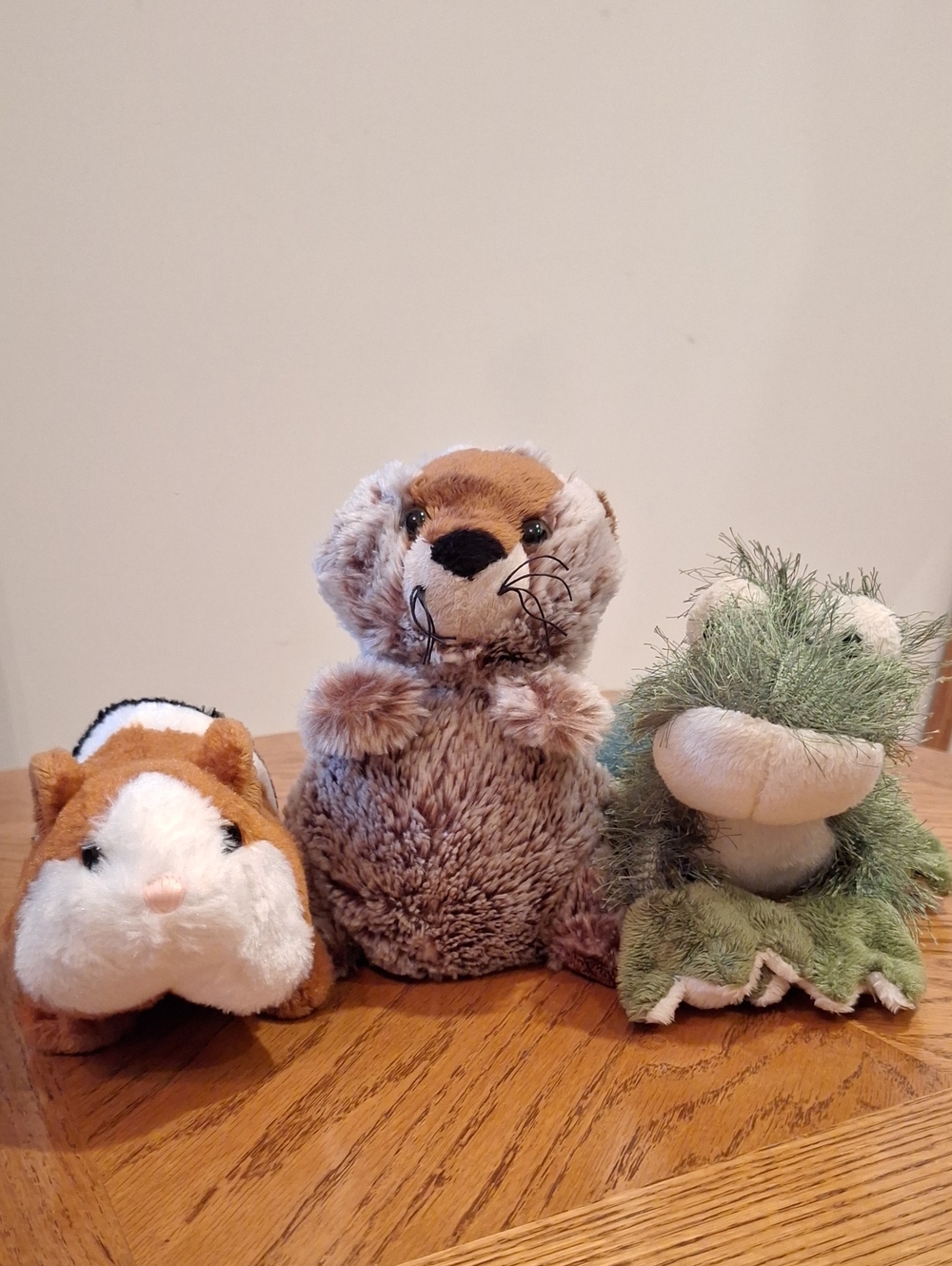 Webkinz Frog, Groundhog & Guinea Pig Stuffed Animals (Set of 3)